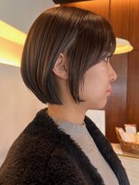 シベルバレー 横浜(sibell) 20代30代ショートボブ前髪ありボブミニボブ顔周りレイヤーカット