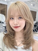 フォルテ ティアラ 横浜店(FORTE TIARA) ブリーチ髪質改善ダブルカラーレイヤーカット透明感カラー