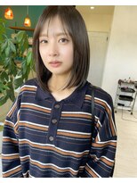 アフェクト(afect)&nbsp;ナチュラルボブ×オリーブベージュ