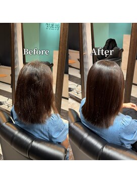 ルアナ トウキョウ(Luana TOKYO) 町田　髪質改善　縮毛矯正　美髪矯正ビフォーアフター