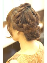 エアリー ヘアーデザイン(airly hair design)&nbsp;ティアラ&まとめ髮