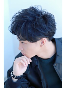 リップスヘアー 銀座(LIPPS hair) ルードクロムマッシュ イメチェン オールバック 刈り上げ