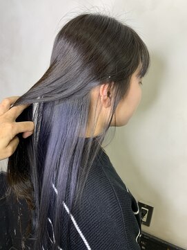 オースト ヘアー ステラ 新宿店(Aust hair Stella) インナーラベンダーカラー