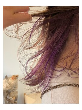 ジジ 栃木本店(Gigi) インナーカラーパープル