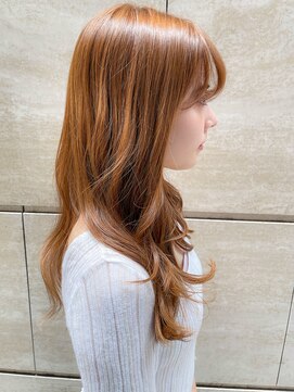 マイラ 銀座(myla) 田村】マロンベージュ/ゆるふわカール/Aラインボブ20代30代/韓国