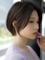 エインアンリー 表参道(AIN.ANLY.)&nbsp;前髪長め大人ショートボブ20代30代40代【AIN.表参道】川原大地
