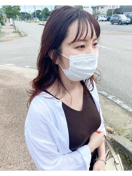 フィオーレ ヘアデザイン(FIORE hair design) オレンジブラウンカラー 秋カラー