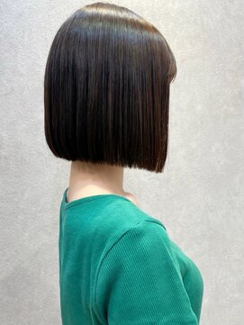 リール 銀座(R'EEL) ショコラアッシュ.イメチェンボブルフ×髪質改善[銀座]