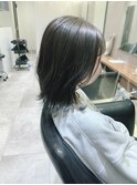 シルバーグレージュインナーカラー