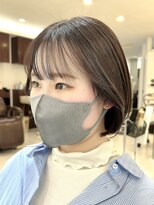 ラウレア(LAULEA) ボブカット/韓国ヘア/ナチュラルボブ/学割カット/ベージュカラー