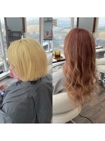 クラン ヘアーアンドスタジオ(CLAN hair & studio)&nbsp;ハイトーンエクステブリーチインナーミルクティーベージュ