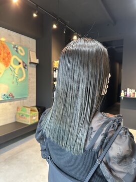 ゲン(gen) 【坂元 智信】ネイビーリーフグレー×メテオ&トリートメント