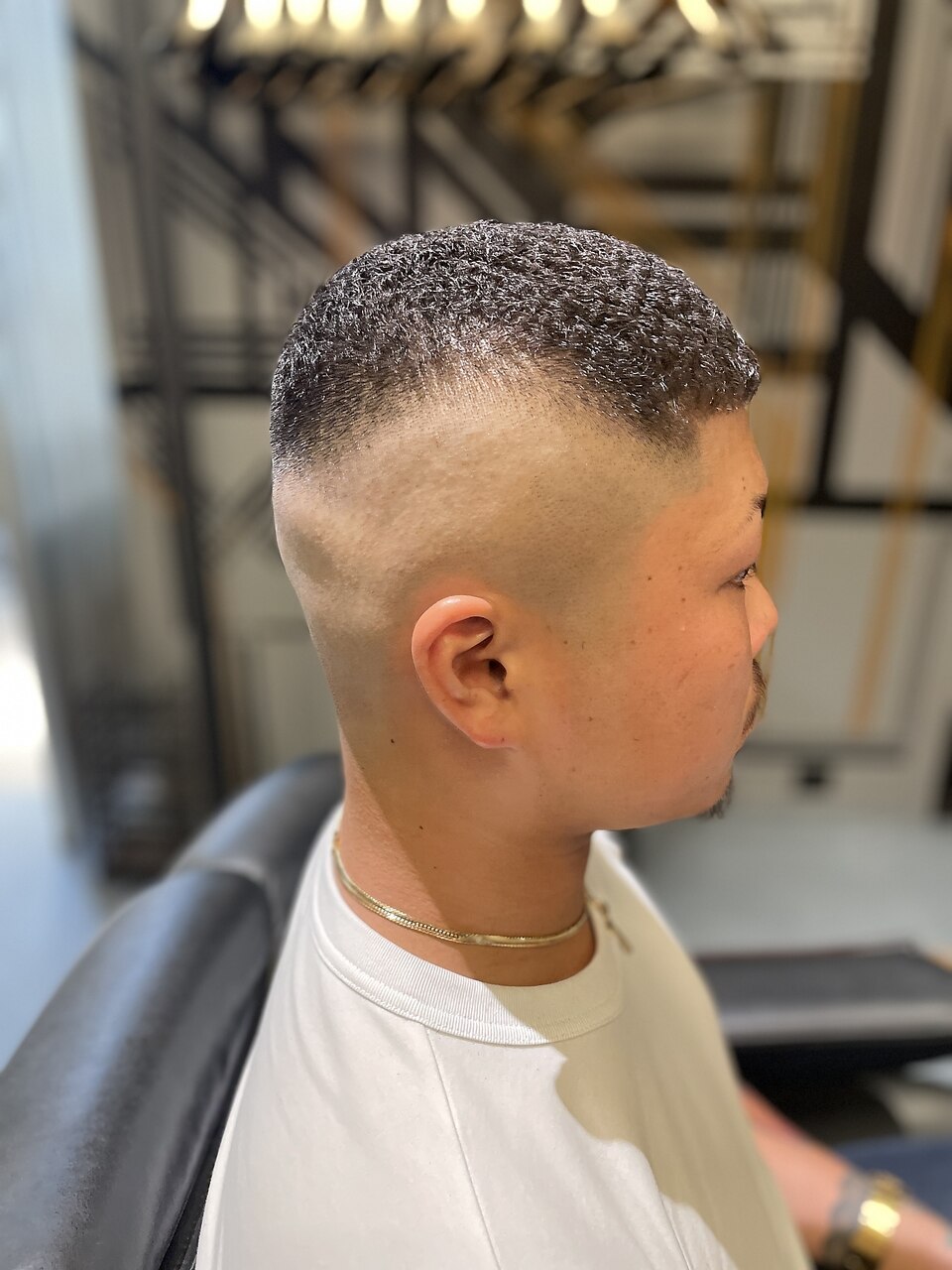 スキンフェード × パンチ：L186845203｜ヤード(YARD)のヘアスタイル