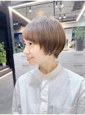 マッシュショート/シースルーバング/前髪/ショートボブ