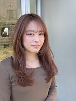 エアー 青山(AIR)&nbsp;レイヤーカット/ピンクベージュ