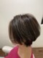 シュシュ ヘアーメイク プロフェッショナル(chou chou) 【大人ショート】ハイライトで立体感が出ます。白髪ぼかしにもOK
