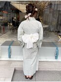 浴衣アレンジ
