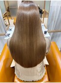 髪質改善＊ロングレイヤーグレーベージュ＊美髪【Zina船橋】