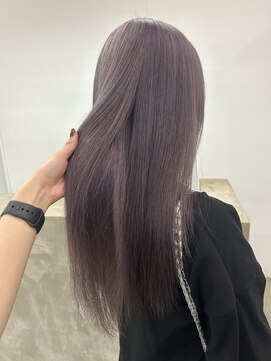 ノートエートル 西金沢(Nought etre) 20代/30代/ラベンダーカラー/ハイトーンカラー/ツヤ髪スタイル