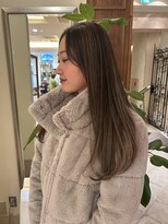 ビュートリアム265(BEAUTRIUM 265)&nbsp;サラ艶 ハイライトカラー ベージュ 外国人風 髪質改善 銀座