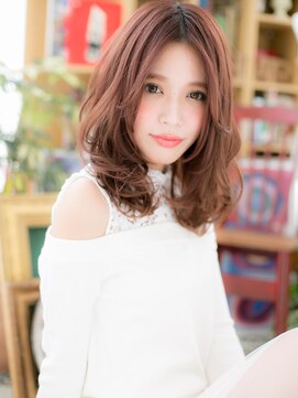 カバーヘア イヴ 戸頭店(COVER HAIR EVE) 外国人風バレイヤージュ小顔フレンチガーリーc6戸頭20代30代40代