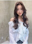 【Lloyd 大宮】ショコラブラウン×ウェーブ巻き