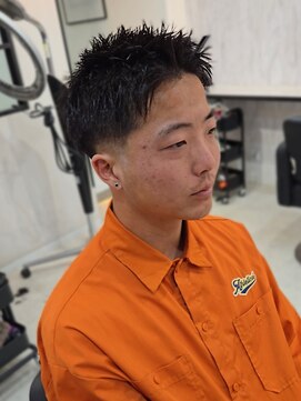 ラピス 名古屋駅前店(Lapis) スパイキーフェード/スキンフェード/短髪スタイル