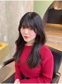 ヘアカラーグレージュアンブレラカラーショートボブ 50代