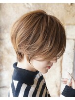 カライングドゥ(ing deux)&nbsp;大人可愛い20代30代40代黒髪前下がりショートボブ丸みショート◎