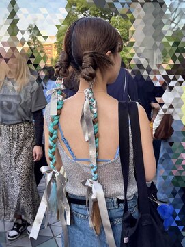 ボルタノット(volta∞knot) 【ボルタノット★YUMI】ハンドメイドヘアパーツ・推し活ヘア