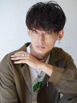 ロミー 本厚木(ROMMY.) メンズカット☆フェザーパーマ波打ちパーマ☆ニュアンスデザイン