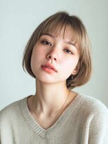 シェル 立川(shell) くびレイヤーエモージュグレージュカラーくびれショート【立川】