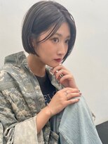 ドロップ(drop)&nbsp;コンパクトボブ、ネイビーハイライトカラー【表参道/青山/drop