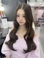 ラルム 新宿(LARME SHINJUKU)&nbsp;６トーン/ダークグレージュ/地毛風カラー/韓国ヘア【Kaya】