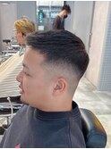 フェード/ビジネスヘア/モヒカン/ジェットモヒカン/黒髪フェード
