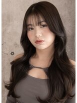 アッシュ 荻窪店(Ash)&nbsp;大人レイヤーカット／ダークブラウン／荻窪