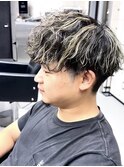 パーマ×ハイライト