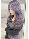 【chiaki】lavenderハイトーン髪質改善ケアブリーチ
