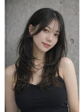 ディーエックス スリー(Dxxxx III) レイヤーカット 顔周り ワンカール 透明感カラー髪質改善 TOMOKI