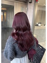 キーン 渋沢(KEEN.)&nbsp;チェリーレッド／ブリーチなしwカラー