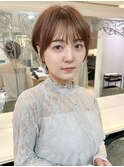 【成田】ショートボブ/レイヤーカット/30代40代/顔周りカット33