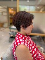 スピン ヘアー 烏丸店(Spin hair)&nbsp;大人ショート／白髪ぼかし／40代