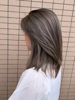 ヘアーズ ベリー 香椎店(hairs BERRY)&nbsp;BERRY＿Aラインボブ＿マロンベージュ＿メッシュ＿10代20代30代