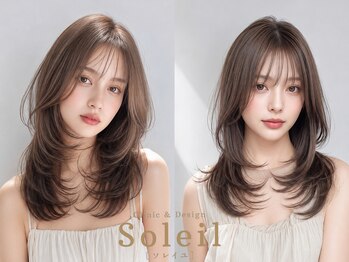 ソレイユ(Soleil)の写真/たった数ミリの差で、印象は劇的に変わります！―『小顔×洒落感』を引き出す顔周りカット。