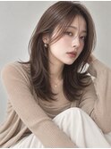 韓国風レイヤーカット/顔周りカット/シースルーバング/静岡/静岡