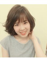 ラウンジ モリオ イケブクロ(Lounge MORIO Ikebukuro) 【morio池袋】黒髪風シースルーバングエアリーボブ