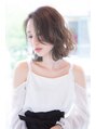ファミーユ シュヴー(famille cheveux) これぐらいの長さにはパーマがおすすめ。