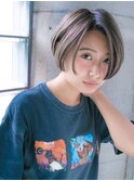 ショートでもまとまりやすく縮毛矯正☆