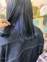 トロニー(TLONY) 渋谷 TLONY ネイビーインナーカラー　stylist/ miaki
