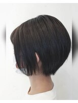 モプレア(MOPLEA)&nbsp;絶壁解消　グレージュ×ショートボブ